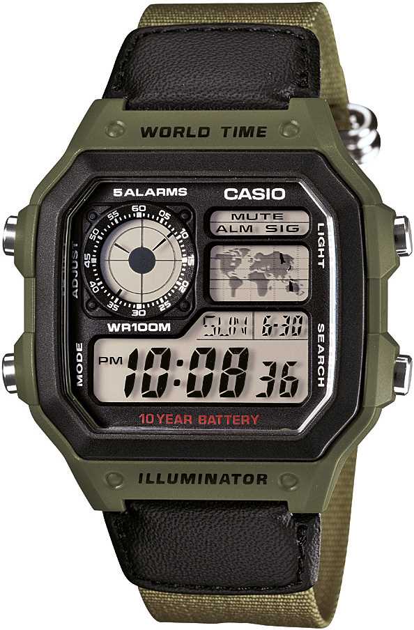 Casio AE-1200WHB-3BVDF Erkek Kol Saati